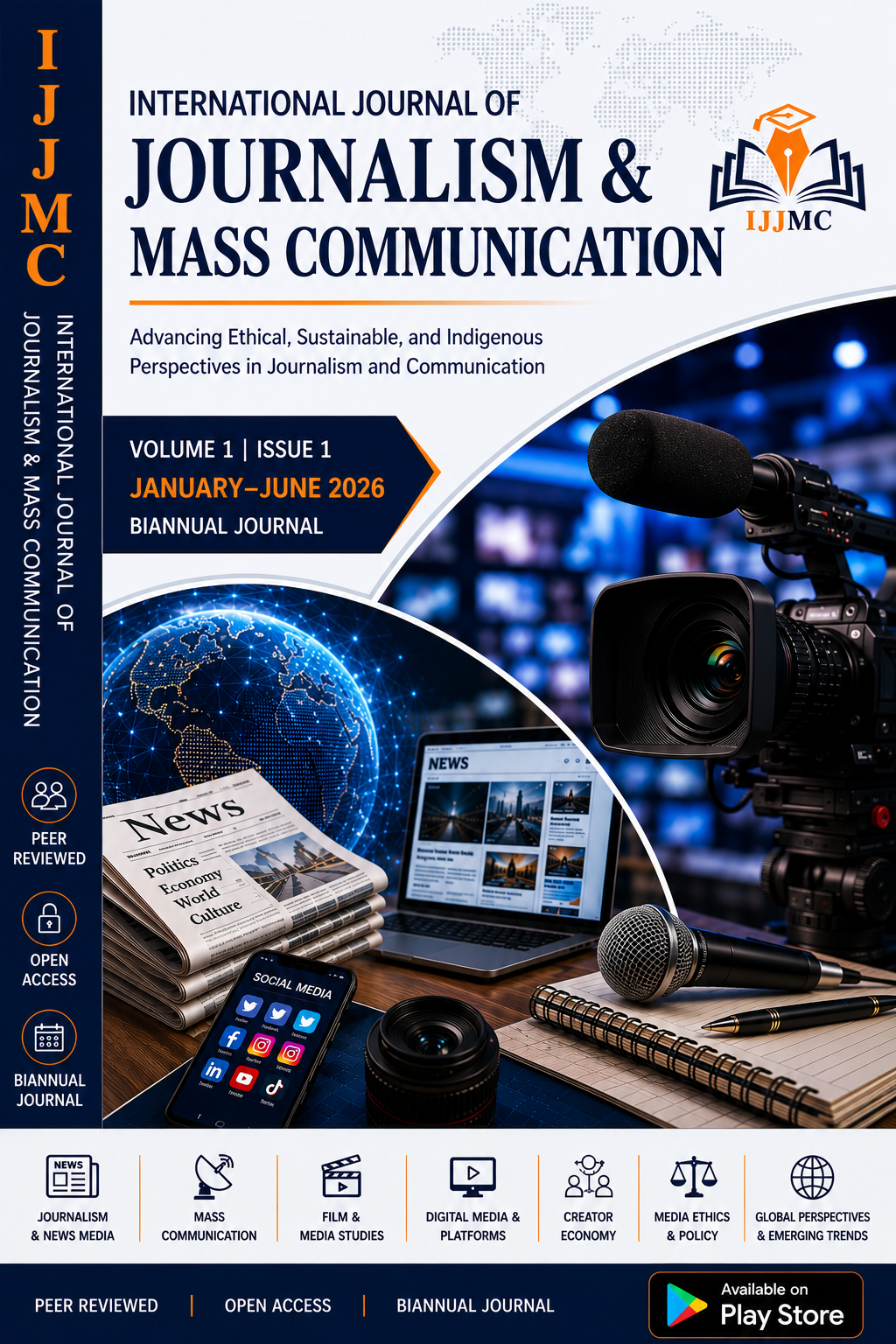					View Vol. 1 No. 1 (2026): Volume 1, Issue 1 (January–June 2026): War Journalism and Global Conflict
				